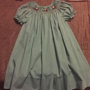Monkey smocked dress